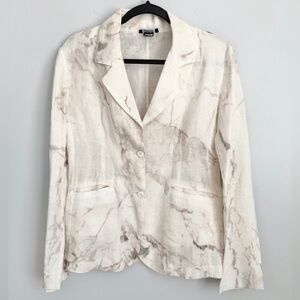 Avant Toi Size S • Ivory Hemp Jacket Blazer Coat Linen Feel.